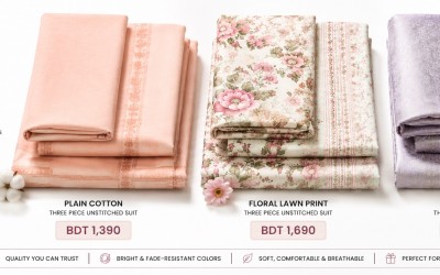 থ্রি পিস অনলাইনে কিনুন সেরা দামে (Buy Three Piece Online at Best Price) | Trativaa BD