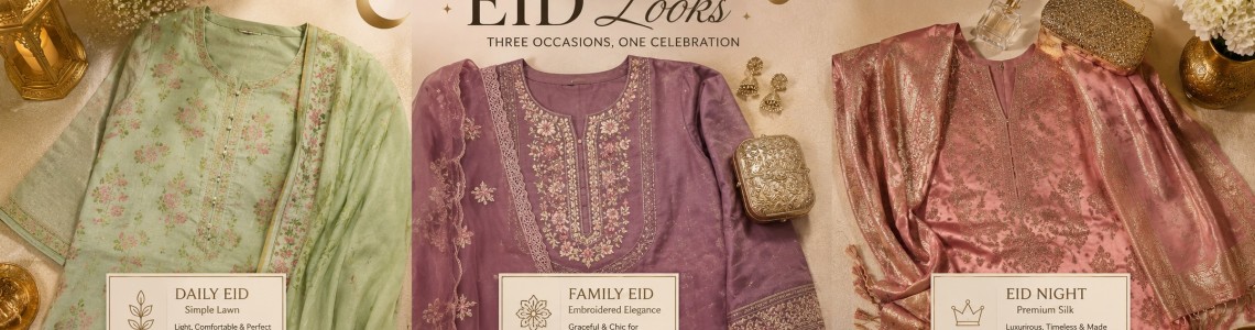 Eid Collection Women বেছে নেওয়ার সম্পূর্ণ গাইড — ফেব্রিক, বাজেট, সময়সূচি ও স্টাইলিং টিপস। এই ঈদে Trativaa-র কালেকশন দেখুন।
