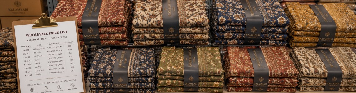 কলমকারি থ্রি পিস পাইকারি দাম (Kalamkari Wholesale Price BD) | Trativaa