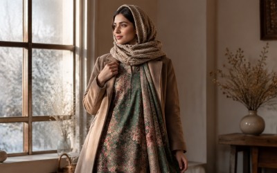 Modest Winter Outfit Ideas: Layering a Three-Piece