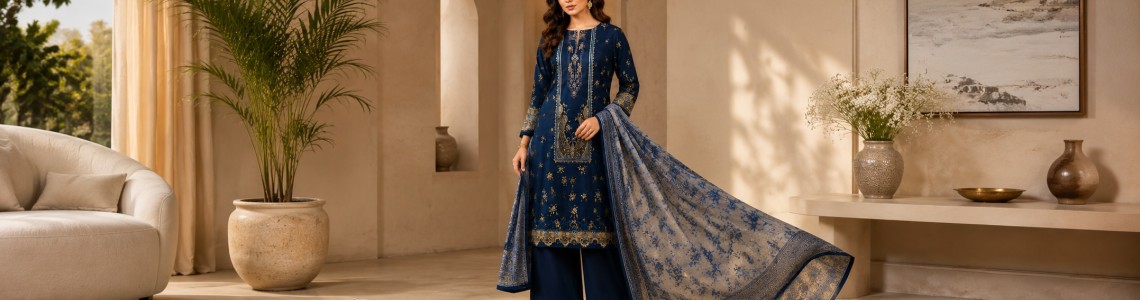 Pakistani Style Dress for Women | Premium Luxury Three Piece Collection Online | Trativaa Bangladesh