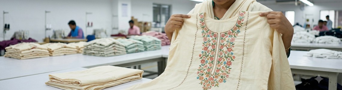 Women's Dress Manufacturer | Cotton 3 Piece | Trativaa