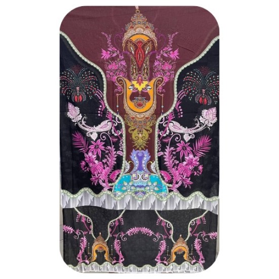 Zam Zam 3 Piece – Artistic Majesty Digital Print Cotton Fabric