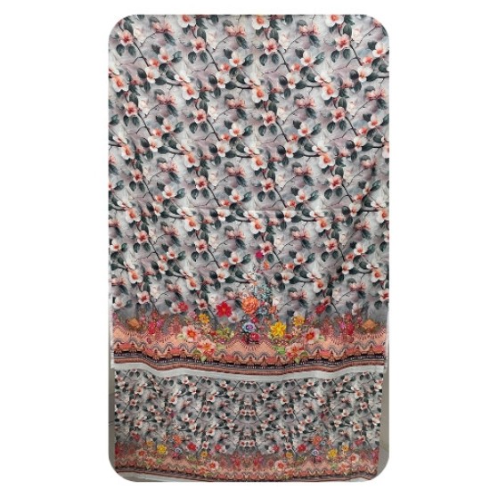 Zam Zam 3 Piece – Rosy Garden Digital Printed 3 Piece