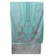 Zam Zam 3 Piece – Aqua Blossom Digital Print Cotton Fabric