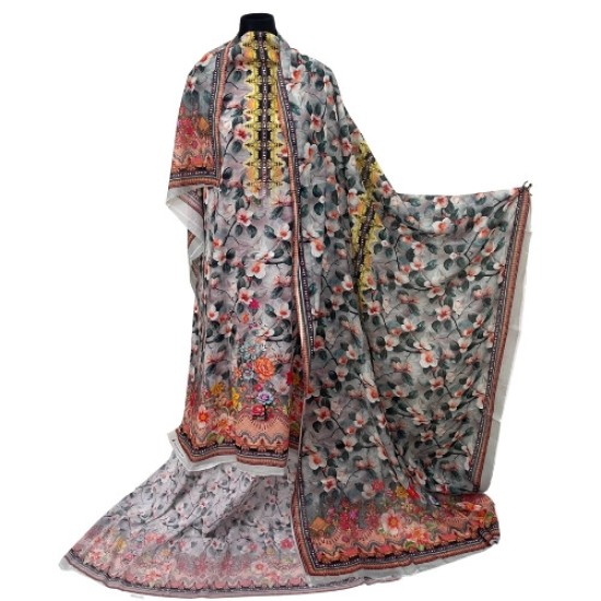 Zam Zam 3 Piece – Rosy Garden Digital Printed 3 Piece