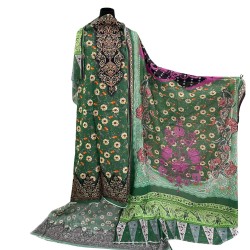 Zam Zam 3 piece – Noir Garden Digital Print Cotton Fabric