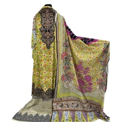 Zam Zam 3 piece – Golden Meadow Digital Print Cotton Fabric