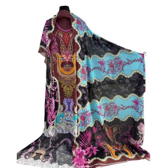 Zam Zam 3 Piece – Artistic Majesty Digital Print Cotton Fabric