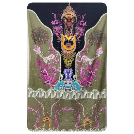 Zam Zam 3 Piece – Regal Mirage Digital Print Cotton Fabric