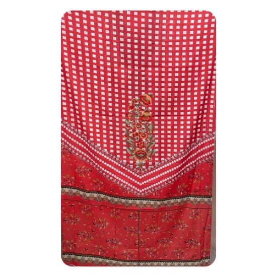 Zam Zam 3 Piece – Crimson Elegance Digital Print