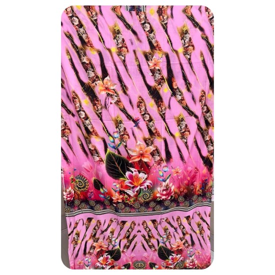 Zam Zam 3 Piece – Yellow Heritage Digital Print Cotton Fabric