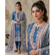 Zam Zam 3 Piece – Sky Bloom Digital Print Cotton Fabric