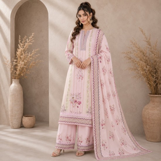 Blush Lily Lawn 3 Piece – Trativaa TV-D005