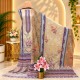 Golden Blossom Digital Print Three Piece | TV-D043