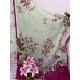 Golden Blossom Digital Print Three Piece | TV-D044