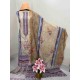 Golden Blossom Digital Print Three Piece | TV-D043