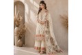 Ivory Paisley Lawn 3 Piece – Trativaa TV-D002