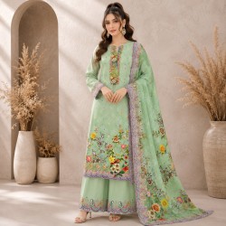 Mint Blossom Lawn 3 Piece – Trativaa TV-D004
