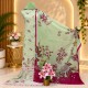 Golden Blossom Digital Print Three Piece | TV-D044