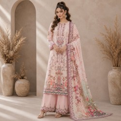 Peach Garden Lawn 3 Piece – Trativaa TV-D006