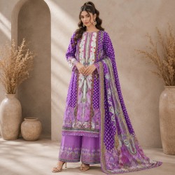 Royal Orchid Lawn 3 Piece – Trativaa TV-D007