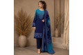 Trativaa - Mahnoor Blue | Blue Three Piece Dress