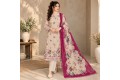 Trativaa Digital Print TV-D017 – Premium Cotton 3-Piece Dress