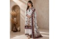 White Floral Lawn 3 Piece – Trativaa TV-D001