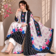Zam Zam – Black & White Bloom Designer Cotton Fabric