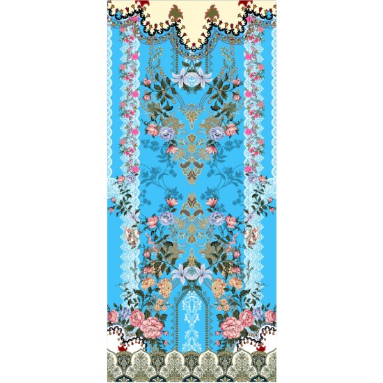 Azure Blossom Lawn 3 Piece – Trativaa TV-D009